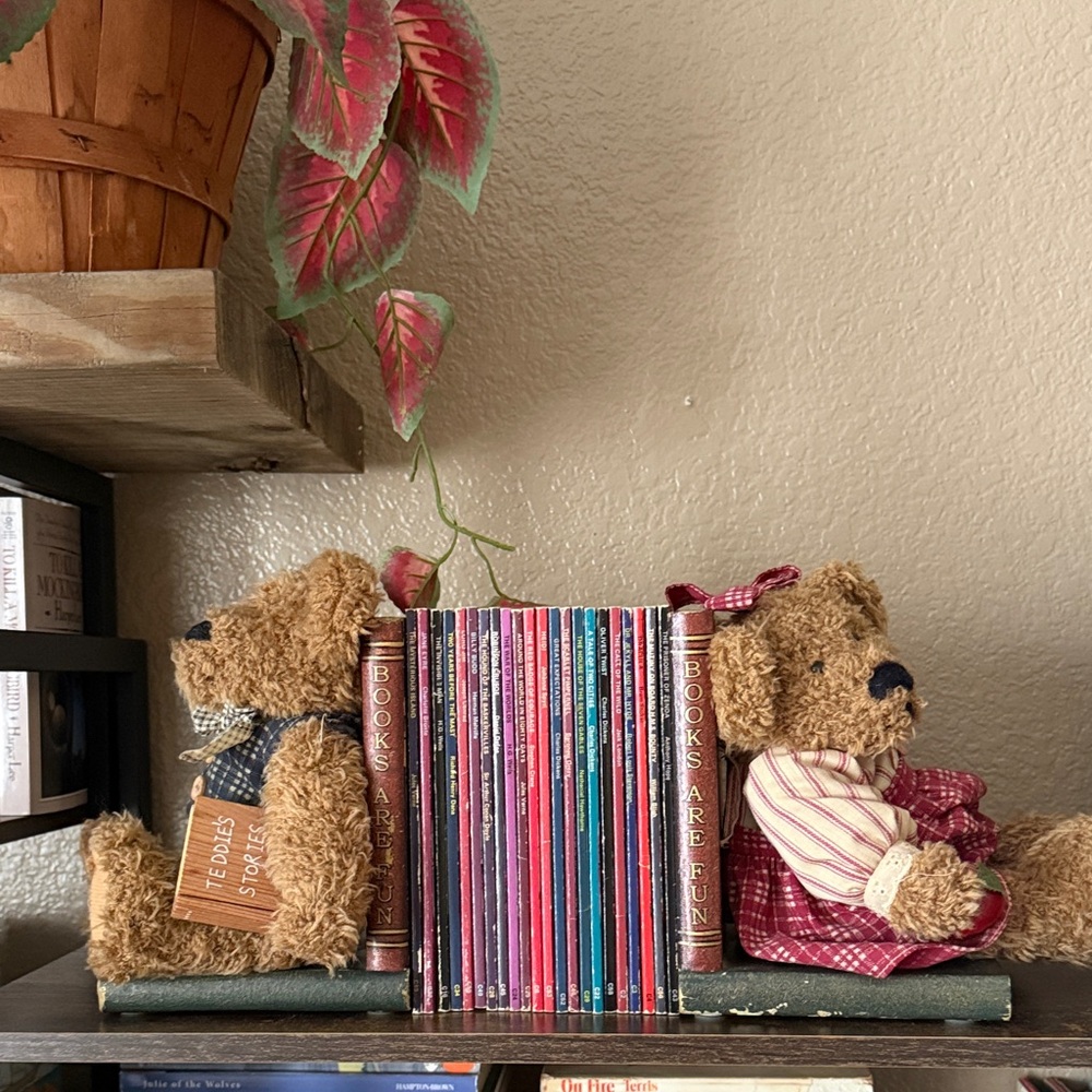 Adorable vintage Bear Bookends